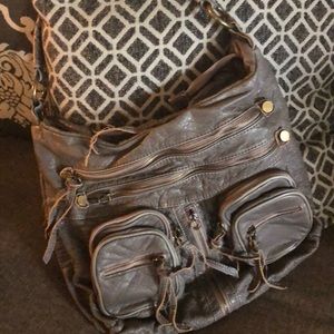 Big Buddha olive handbag